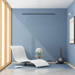 LF100 – 1 Slot Framed Linear Diffuser 90° Opening