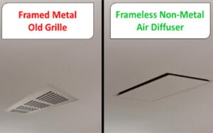 Embracing Modern Frameless Air Diffusers | Vent Covers, Registers, Grilles